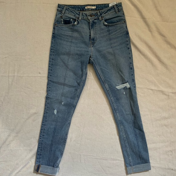 Levis 721 Orange Tab Vintage High Rise Skinny Jeans - Picture 1 of 4